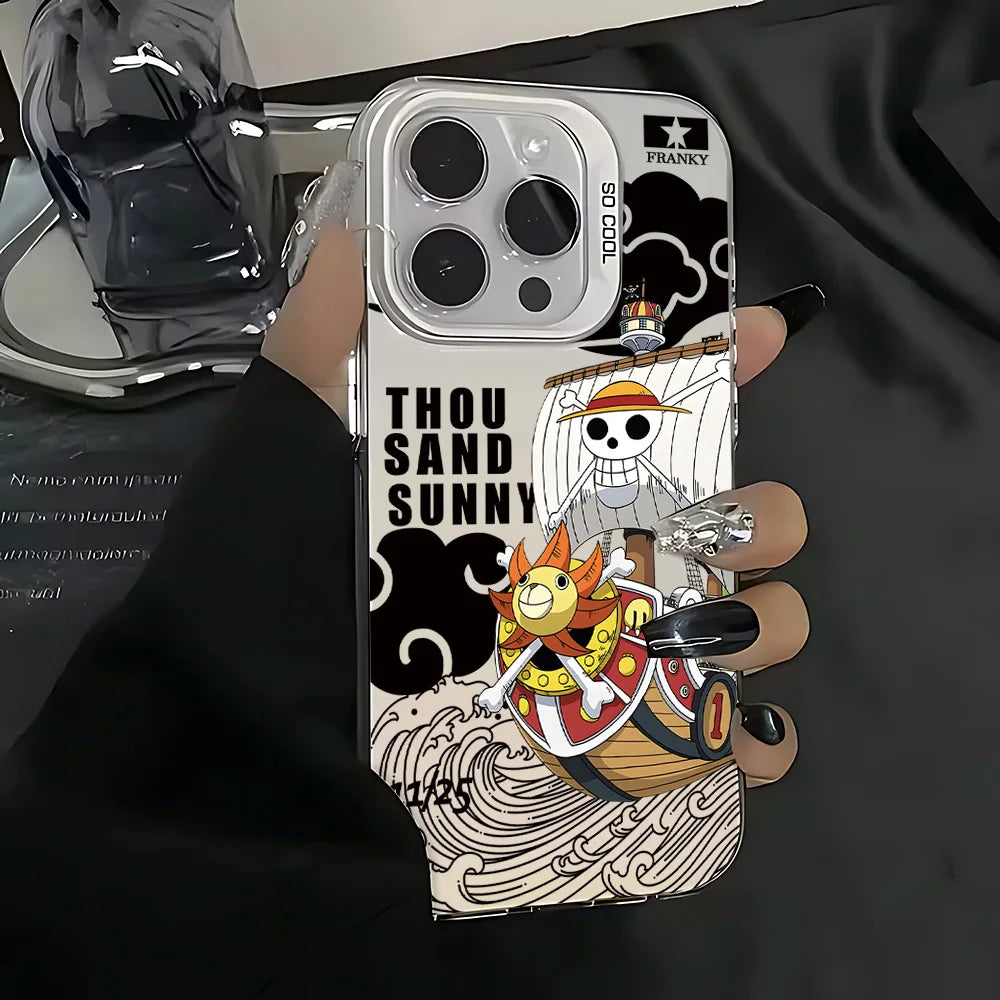 Anime Ones Pieces Luffys Phone Case for IPhone 17 17e 16e 16 15 14 13 12 11 Pro Max X XR Air Plus Anti Fall Matte Back Cover