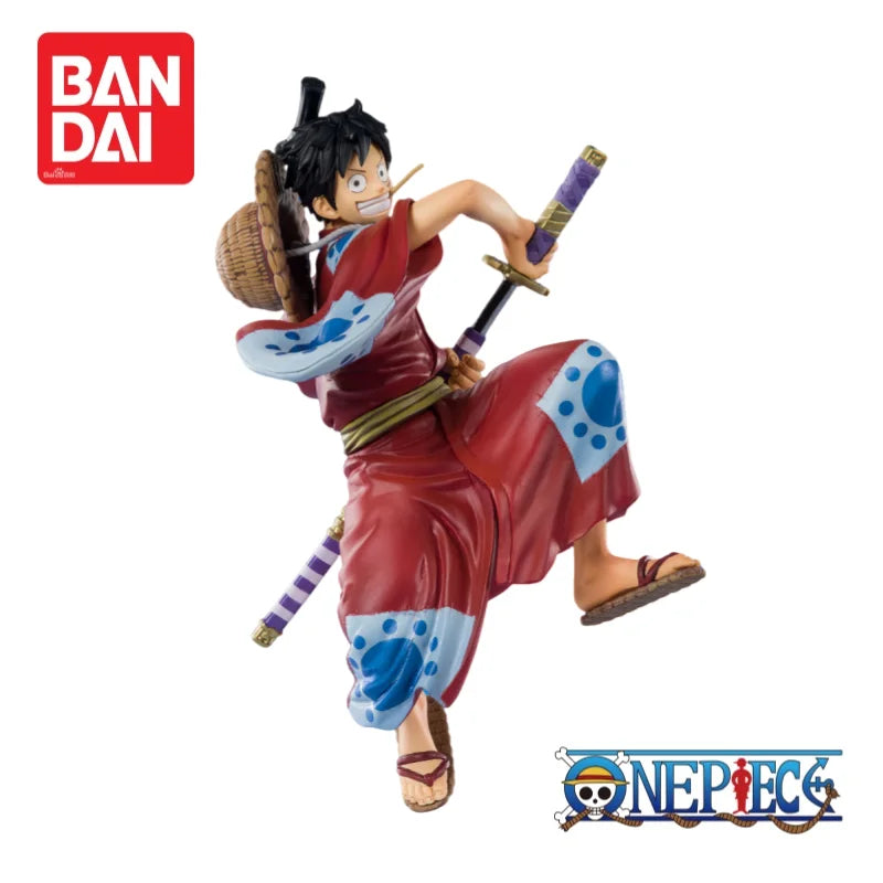 Auf Lager Original Bandai One Piece 100% Echte Monkey D. Ruffy Figur Anime Merchandise Actionfigur Weihnachtsgeschenke Ornamente