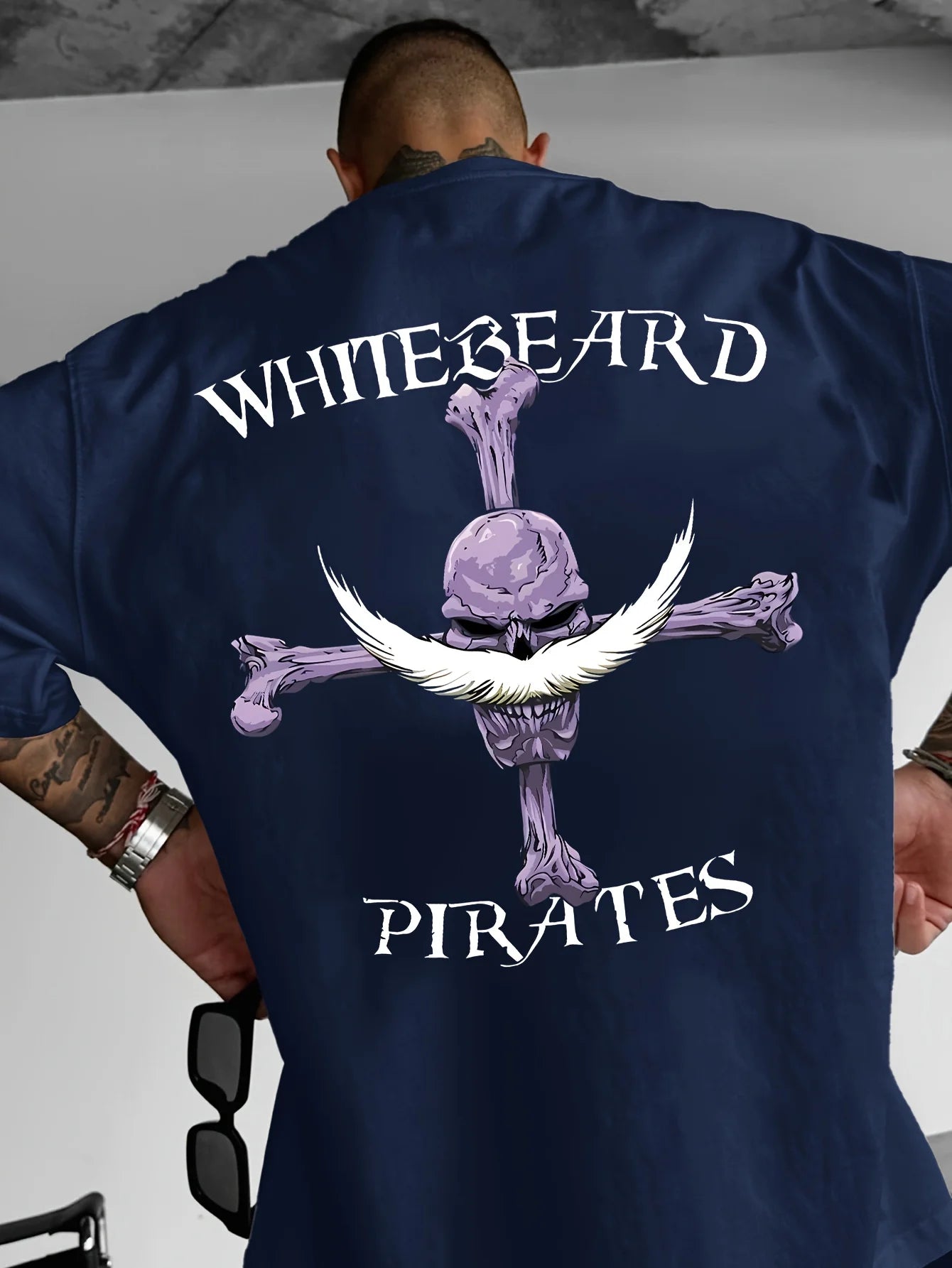 ONE PIECE Japanese Anime WHITEBEARD Men's PIRATES Printed T-Shirt Summer Casual Short Sleeve Boys Cotton Children's T-Shirt