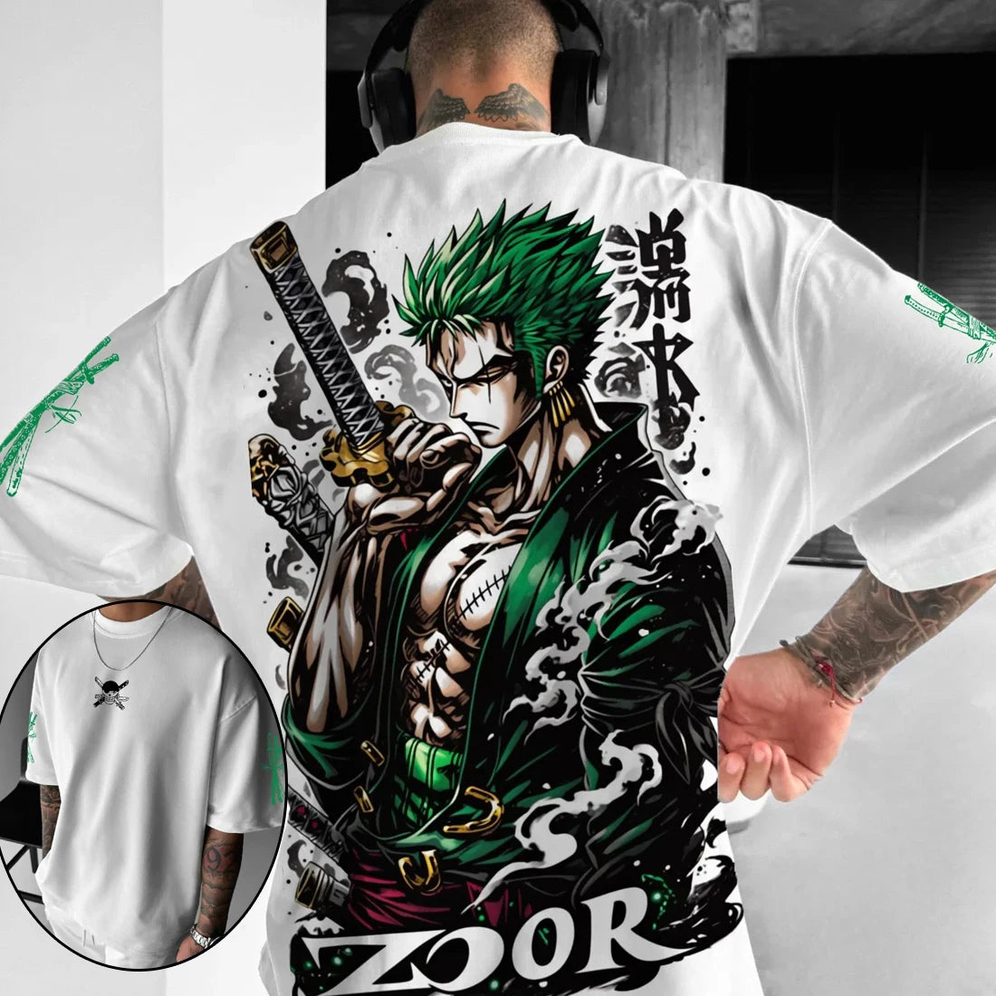One Piece Japanese Anime Printed Men's T-Shirt