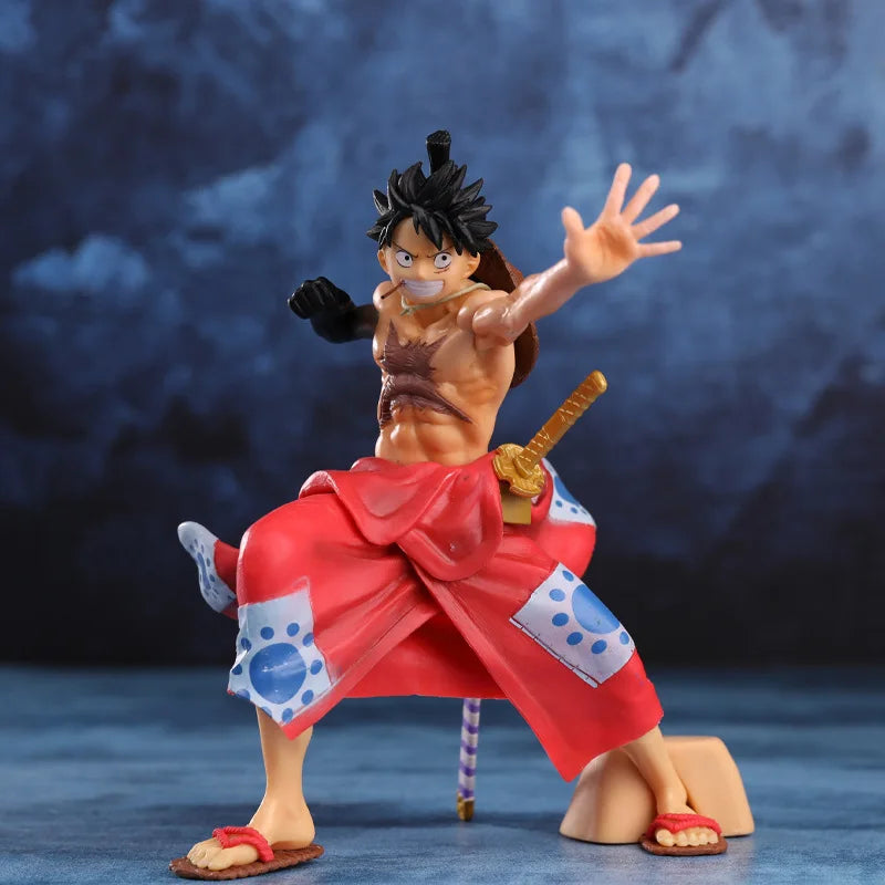 Original Bandai One Piece Monkey D Luffy Figurine Anime Merchandise 100% Genuine