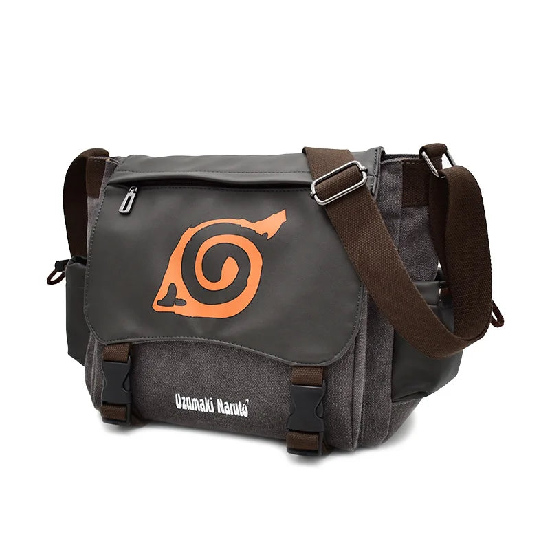 One Piece Anime Figures One Piece Crossbody Bag Male Students Bag Youth Cartoon Luffy Canvas Shoulder Bag Children Holiday Gifts