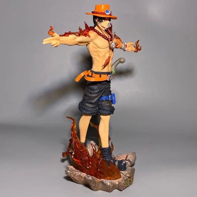 One Piece Ace Anime Figure Portgas·D· Ace Action Figurine Pvc