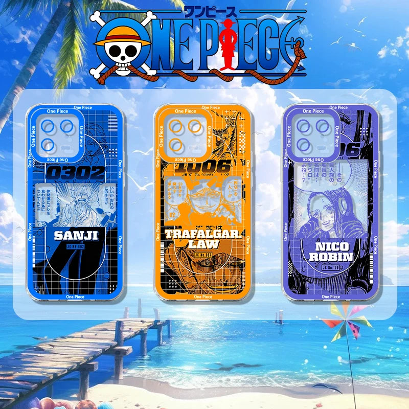 O-One Piece Monkey D. Luffy Case for Xiaomi Mi 11T 14T 13T 12T 15T Pro Max Xiaomi 17 Ultra 15 14 13 12 11 Lite 5G NE Phone Cover