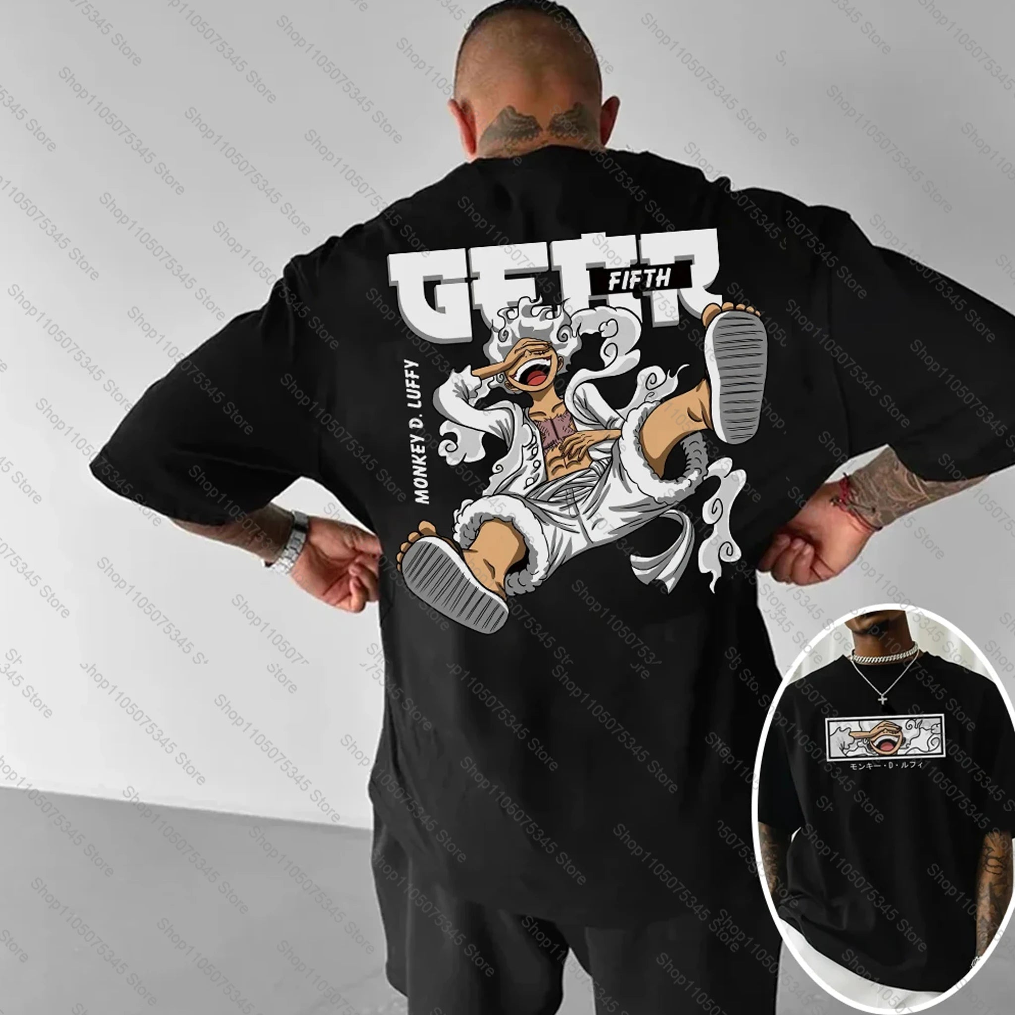 One Piece Japanese Anime Printed Men's T-Shirt