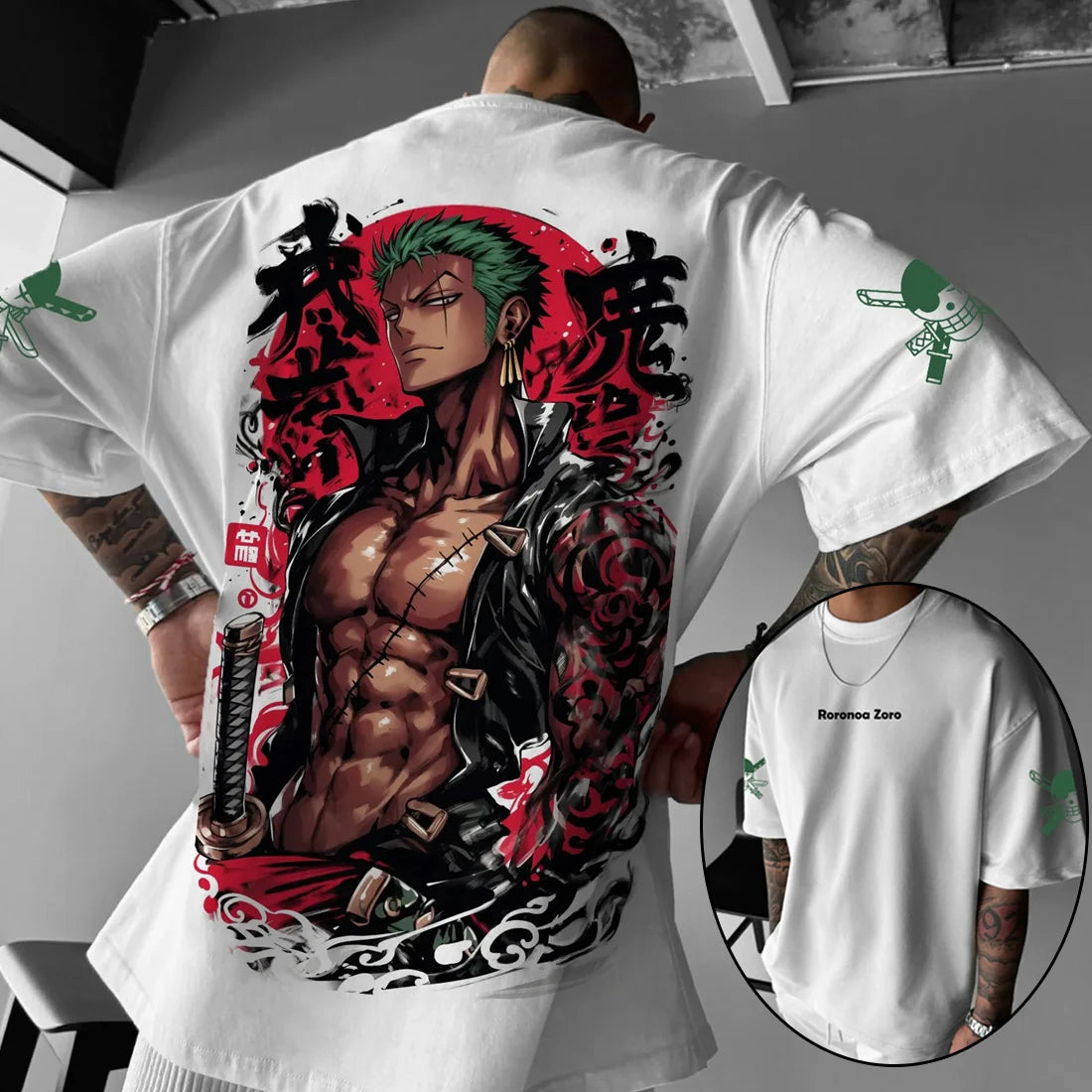 One Piece Japanese Anime Printed Men's T-Shirt