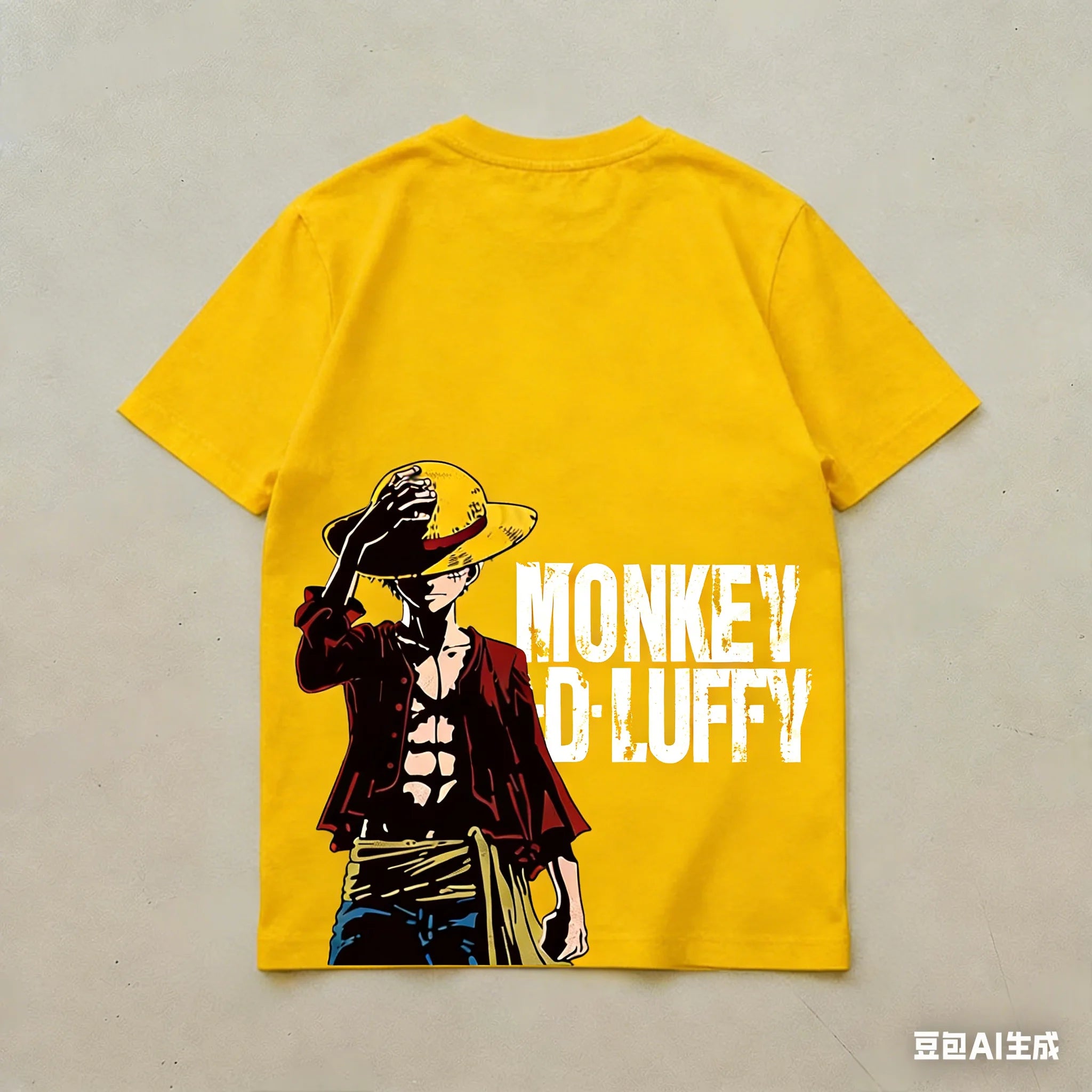 One Piece T-shirt Monkey D. Luffy Summer Japanese Anime Boys and Children Short Sleeve Casual Fashion Printed Top T-shirt