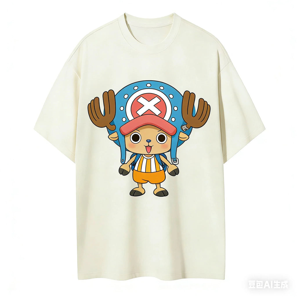 Anime One Piece Luffy bedrucktes T-Shirt für Herren und Damen, T-Shirt für Kinder und passende Familienkleidung, Jungen-Mädchen-T-Shirt