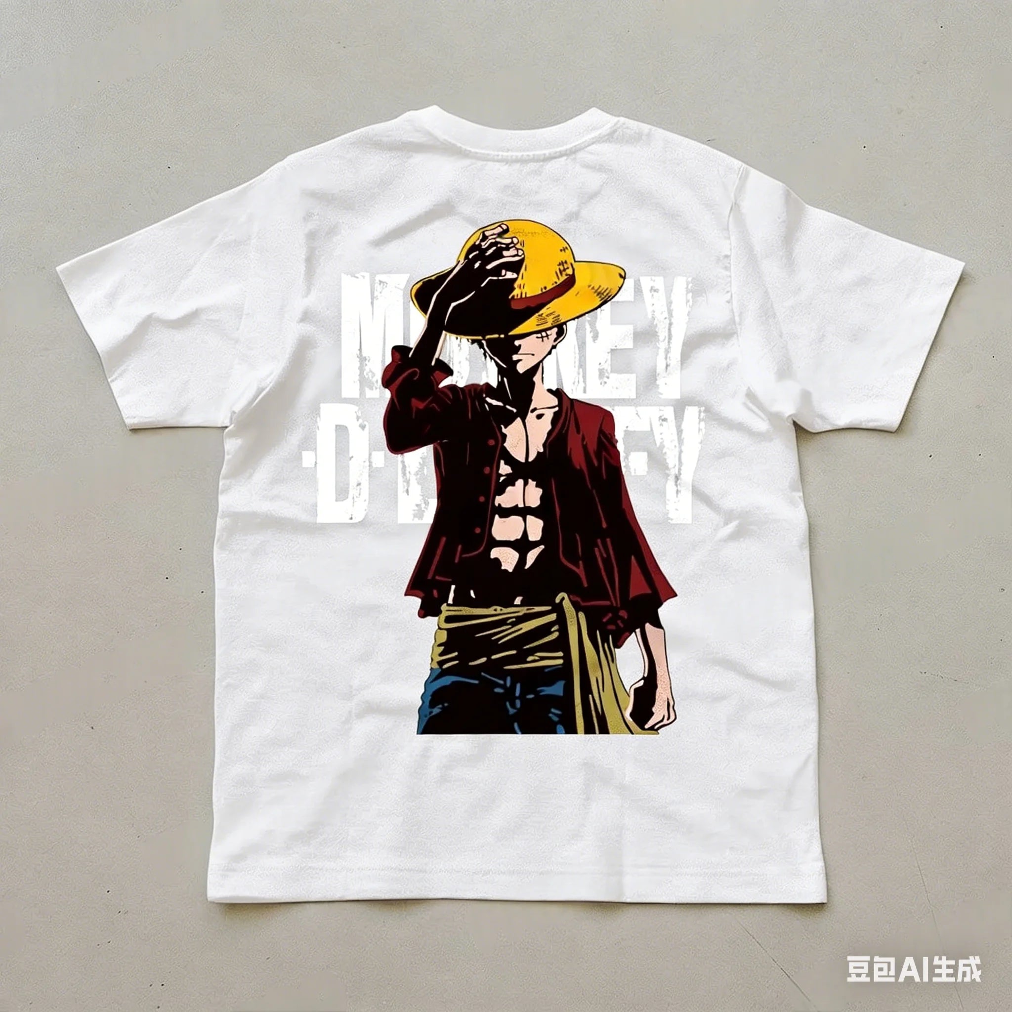 One Piece T-shirt Monkey D. Luffy Summer Japanese Anime Boys and Children Short Sleeve Casual Fashion Printed Top T-shirt