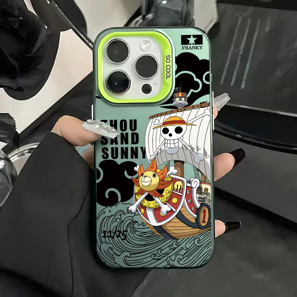 Anime Ones Pieces Luffys Phone Case for IPhone 17 17e 16e 16 15 14 13 12 11 Pro Max X XR Air Plus Anti Fall Matte Back Cover