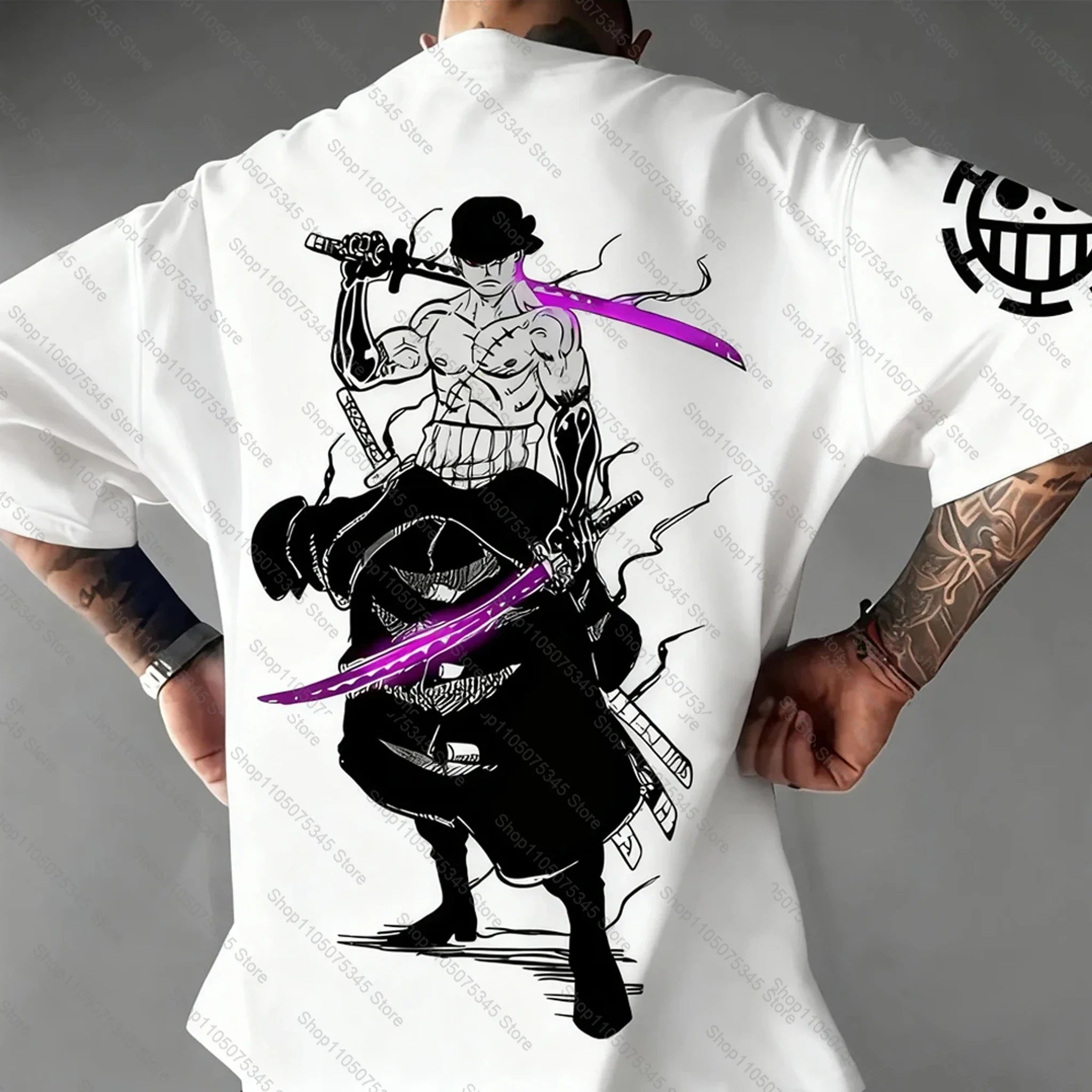 One Piece Japanese Anime Printed Men's T-Shirt