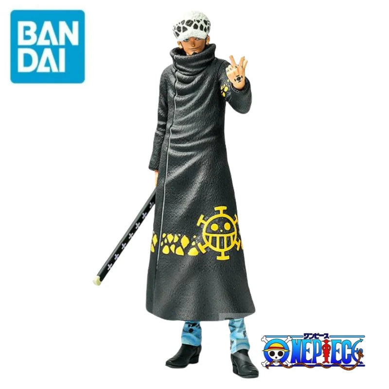 In Stock Bandai Original One Piece Banpresto Trafalgar D Water Law 100% Genuine Anime Merchandise Holiday Gifts Action Figure