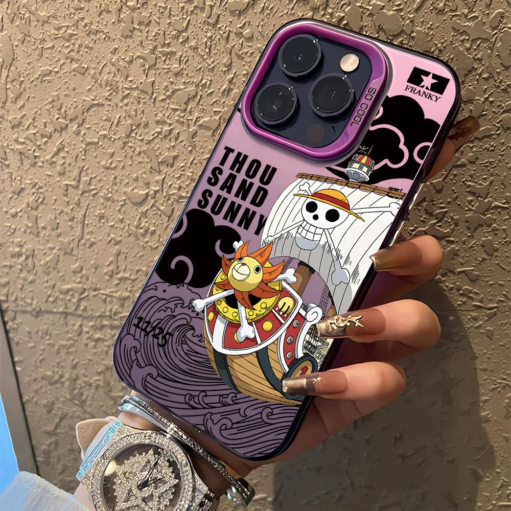 Anime Ones Pieces Luffys Phone Case for IPhone 17 17e 16e 16 15 14 13 12 11 Pro Max X XR Air Plus Anti Fall Matte Back Cover