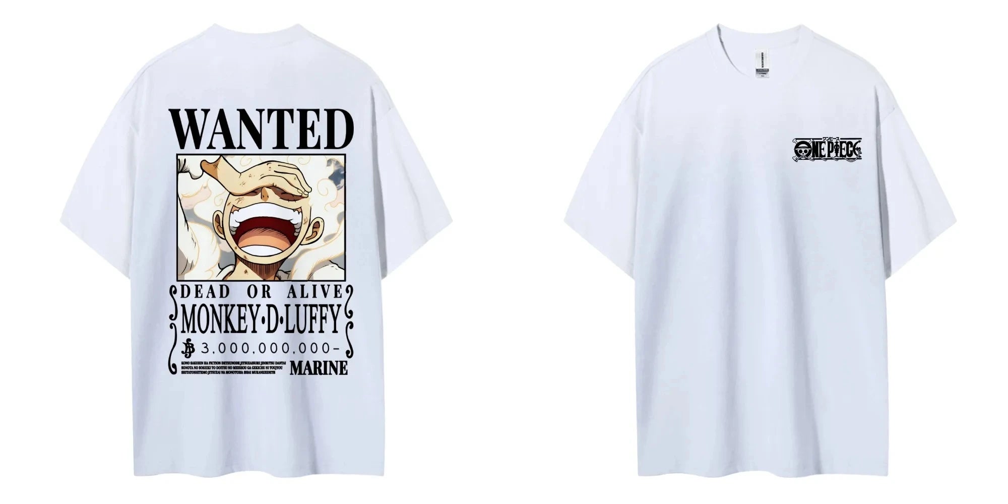One Piece 2026 New Hot Wanted Monkey D Luffy Anime Print Men's T Shirt Summer Cotton Casual Top Streetwear Fashion