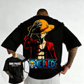 Camiseta de verano fresca con estampado de ONE PIECE Anime 2026 para hombres y mujeres, estilo hip hop, suelta, casual, Y2K, de algodón pesado, top para padres e hijos