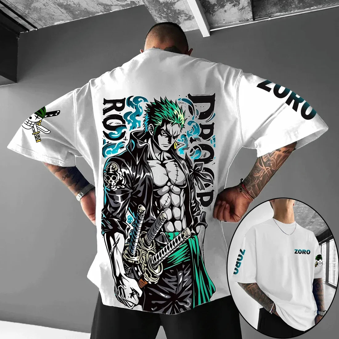 One Piece Japanese Anime Printed Men's T-Shirt