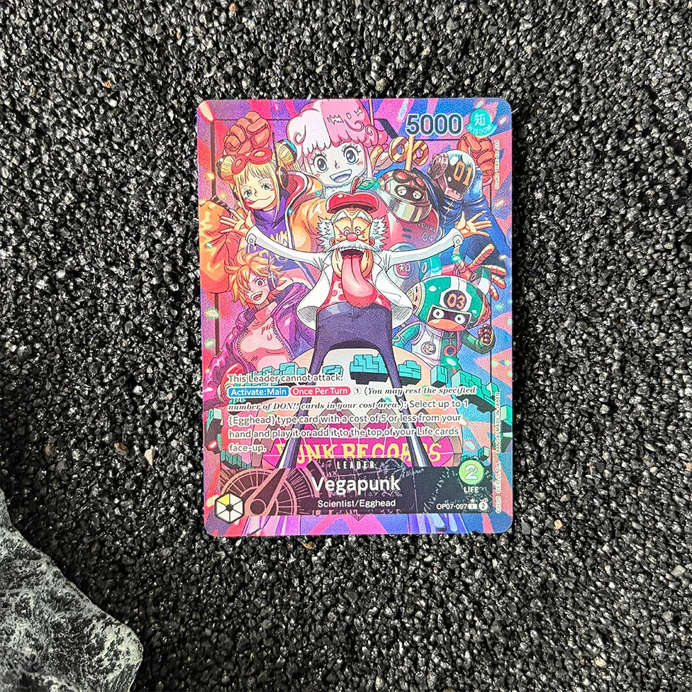 DIY Proxy OPCG Karte Einzelkarte Englisch Luffy Shanks Law Anime Spiel Kartensammlung Hochwertige Replika Karte Geschenk Sammelkarte