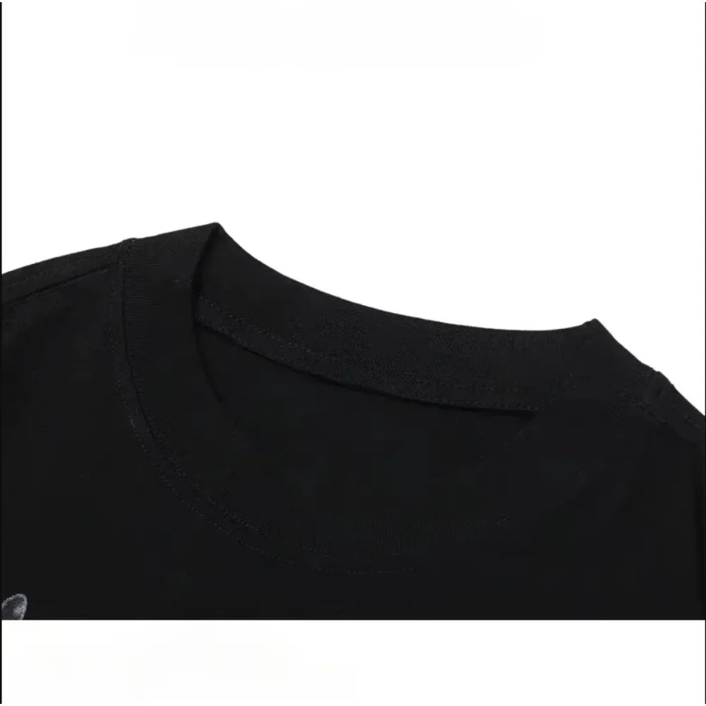 One Piece Men's T-shirt Summer Dracule Mihawk Japan Classic Anime Autumn Boy Children's Short-sleeved Loose Parent-child Outfit