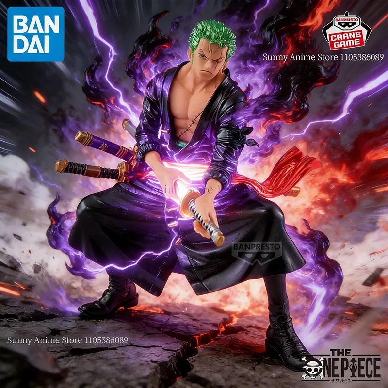 Bandai Original Banpresto ONE PIECE ZORO KING OF ARTIST RORONOA Actionfiguren Anime Figuren Ct Toys Spielzeug Geschenk Modell Auf Lager