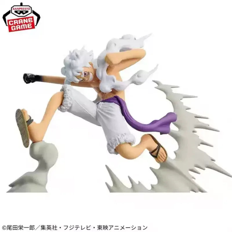 Original Bandai Banpresto One Piece Monkey D. Luffy & Rob Lucci Actionfigur Anime Merchandise Sammlerstück Spielzeug Geschenk für Jungen