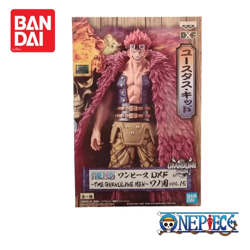 Original Bandai One Piece Banpresto Eustass  Action Figure Model Figurine 100% Genuine