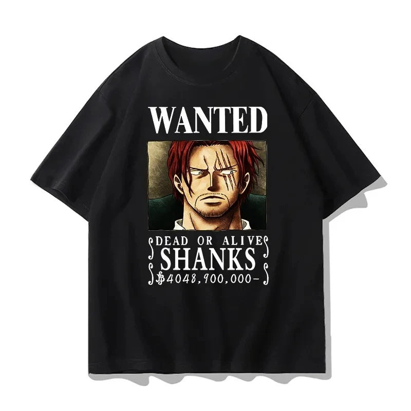 One Piece Printed T-Shirt Luffy ACE Anime Tee Men's 2026 Summer Fashion Oversize Street Casual Y2K Tops Streetwear Clothing