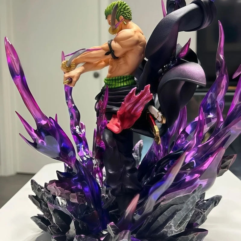 One Piece 34cm Roronoa Zoro Figure Battle Scene