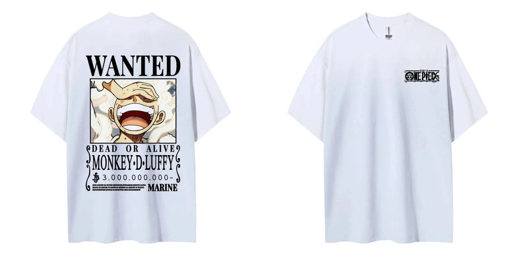 One Piece 2026 Neu Heiß Gesucht Monkey D Luffy Anime Print Herren T-Shirt Sommer Baumwolle Casual Top Streetwear Mode
