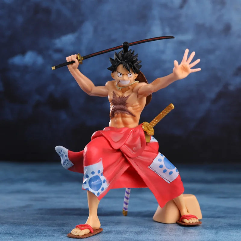 Original Bandai One Piece Monkey D Luffy Figurine Anime Merchandise 100% Genuine
