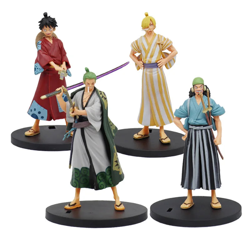 One Piece Figures luffy Fire Fist Ace Sanji sabo Zoro