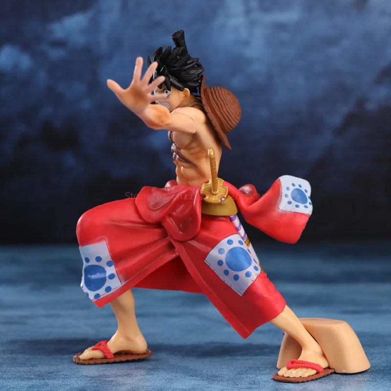 Original Bandai One Piece Monkey D Luffy Figurine Anime Merchandise 100% Genuine