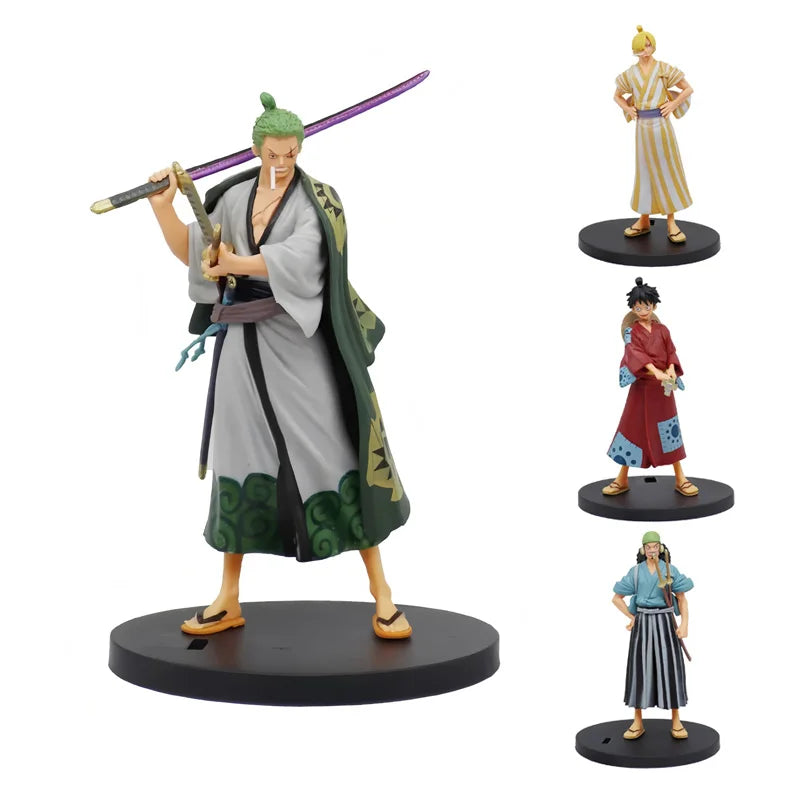 One Piece Figures luffy Fire Fist Ace Sanji sabo Zoro