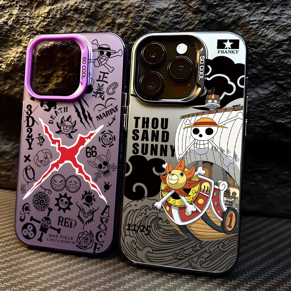 Anime Ones Pieces Luffys Phone Case for IPhone 17 17e 16e 16 15 14 13 12 11 Pro Max X XR Air Plus Anti Fall Matte Back Cover