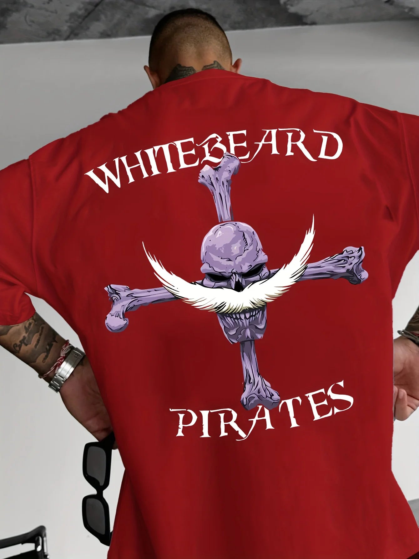 ONE PIECE Japanese Anime WHITEBEARD Men's PIRATES Printed T-Shirt Summer Casual Short Sleeve Boys Cotton Children's T-Shirt