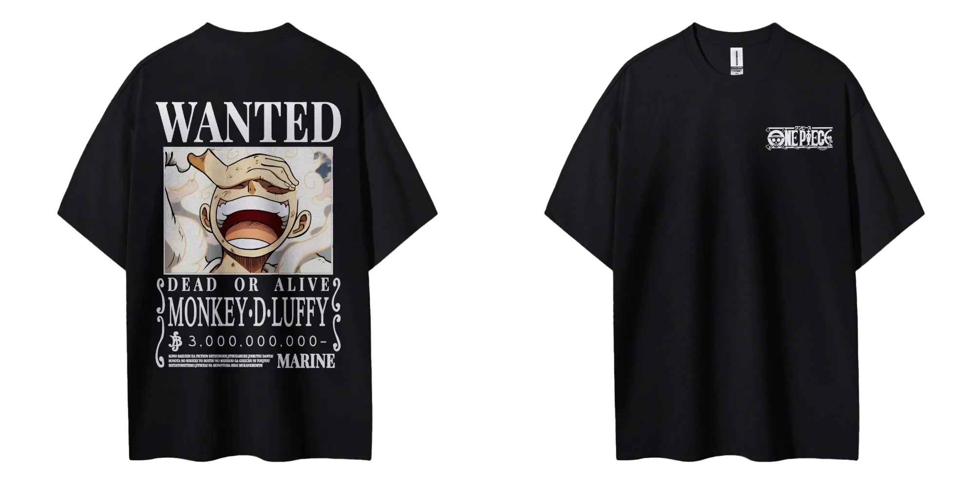 One Piece 2026 New Hot Wanted Monkey D Luffy Anime Print Men's T Shirt Summer Cotton Casual Top Streetwear Fashion