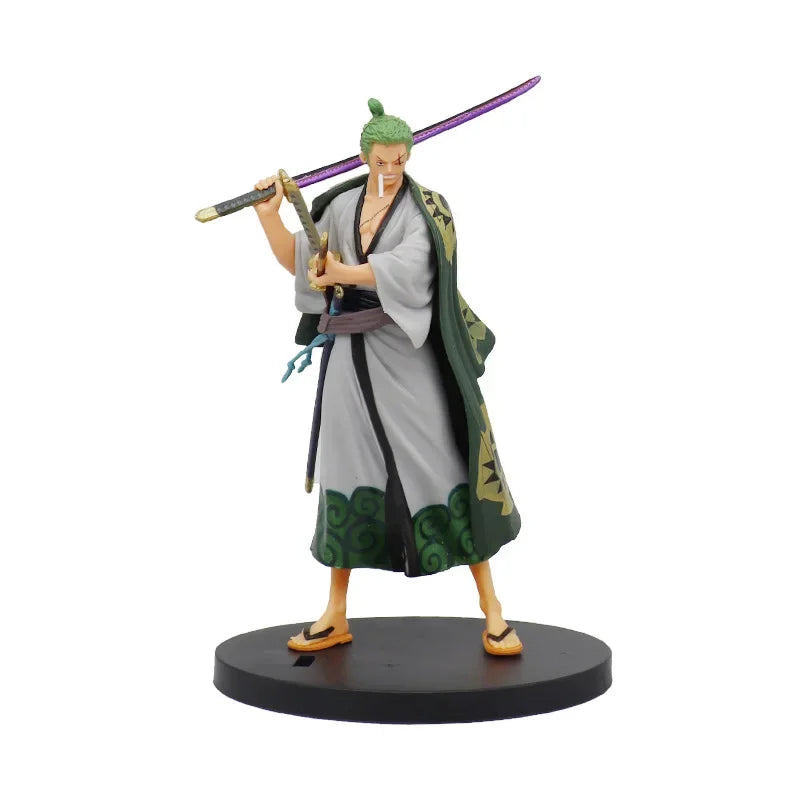 Nueva figura de anime de One Piece, juguete Fire Fist Luffy Ace Sanji Battle Model Dolls PVC sabo Action Figurine Zoro Ghost Three-Knife Toys