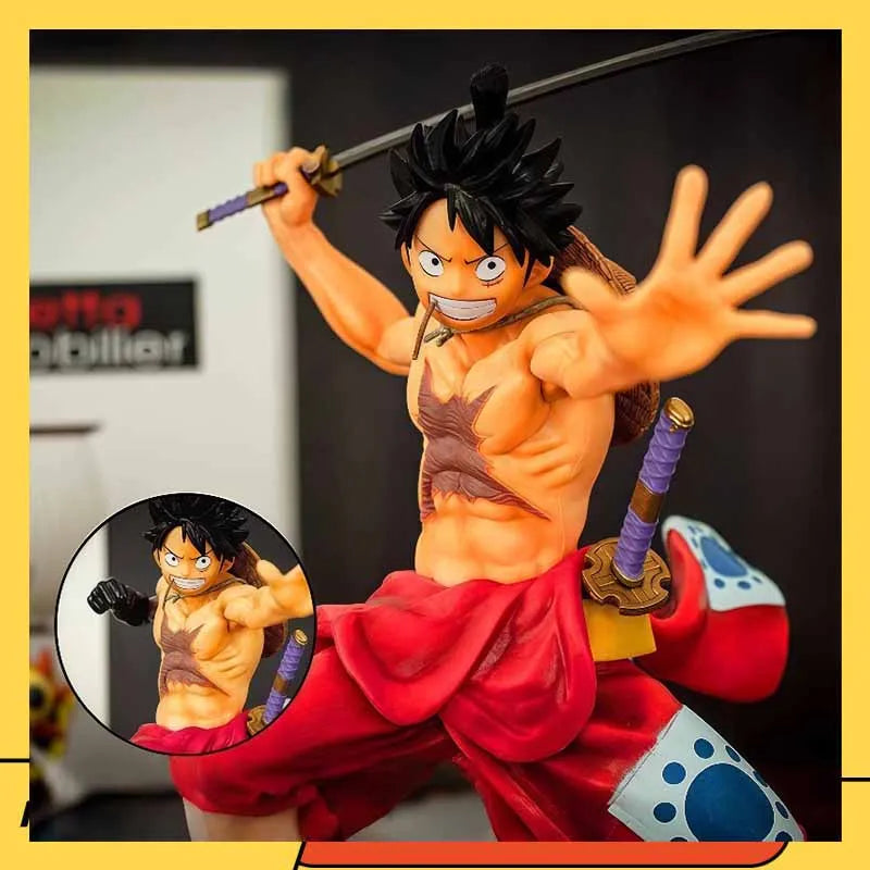 Original Bandai One Piece Monkey D Luffy Figurine Anime Merchandise 100% Genuine