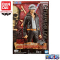 En stock Bandai Original One Piece Banpresto Trafalgar D Water Law 100% Genuina Figura de Acción Anime Coleccionable Regalos de Vacaciones