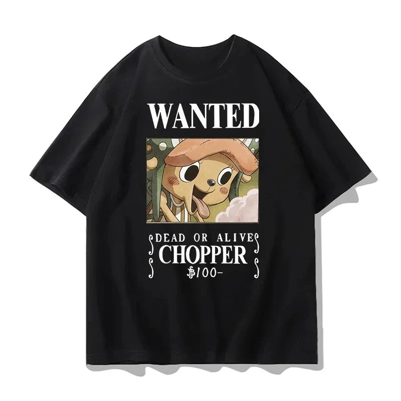 One Piece Printed T-Shirt Luffy ACE Anime Tee Men's 2026 Summer Fashion Oversize Street Casual Y2K Tops Streetwear Clothing