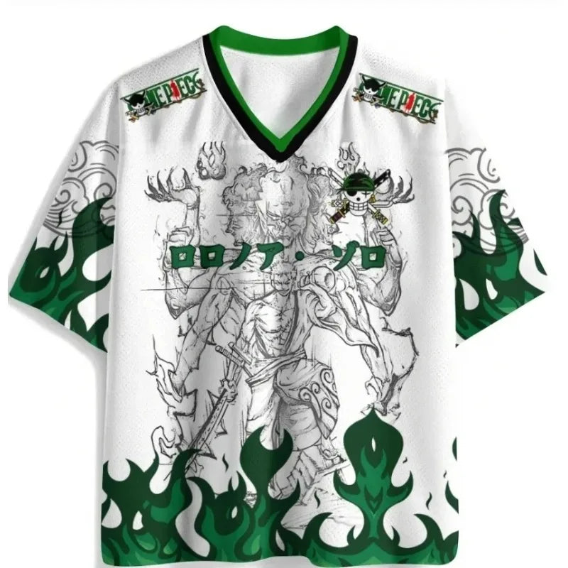 New Summer 2026 Japanese Anime One Piece Zoro T shirt