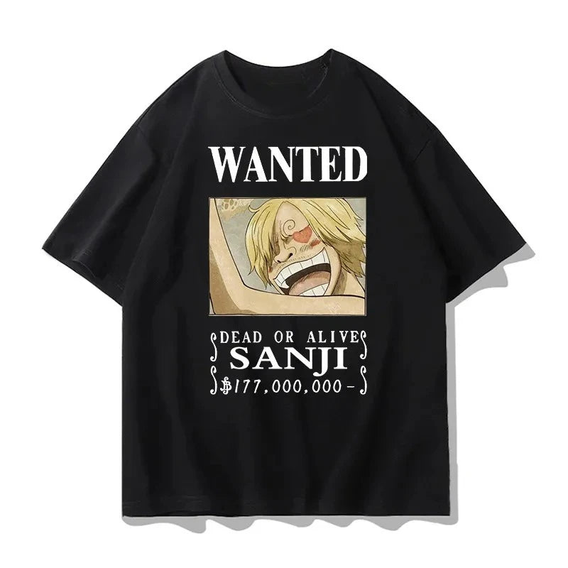 One Piece Printed T-Shirt Luffy ACE Anime Tee Men's 2026 Summer Fashion Oversize Street Casual Y2K Tops Streetwear Clothing