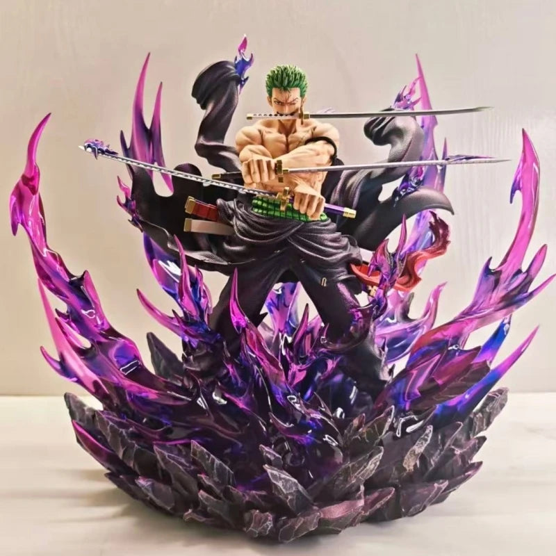One Piece 34cm Roronoa Zoro Figure Battle Scene