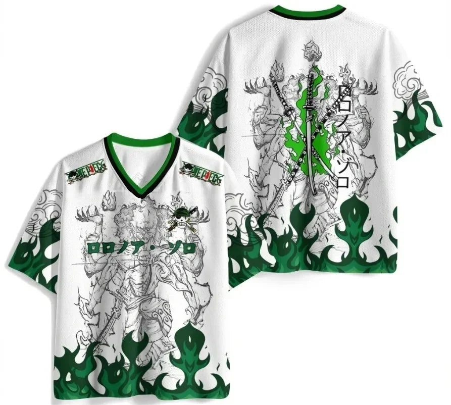 New Summer 2026 Japanese Anime One Piece Zoro T shirt