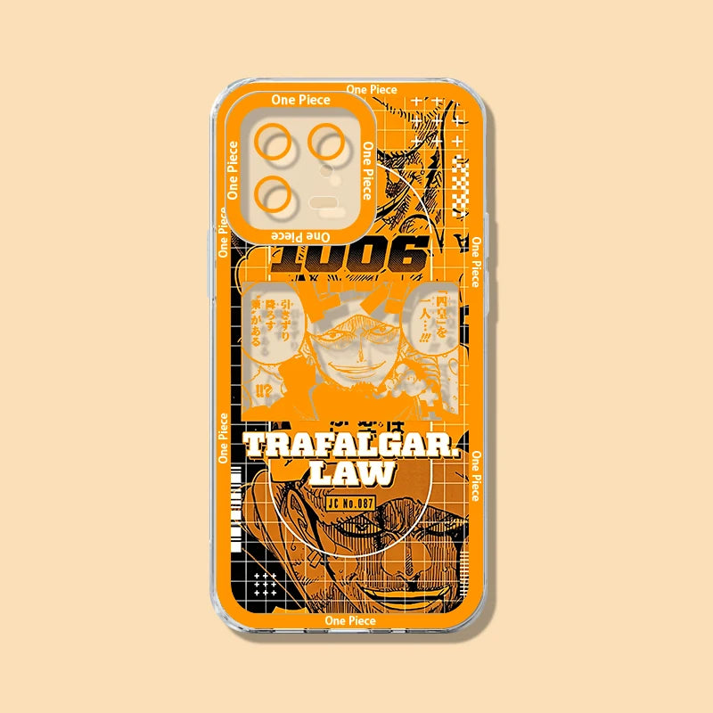 O-One Piece Monkey D. Luffy Case for Xiaomi Mi 11T 14T 13T 12T 15T Pro Max Xiaomi 17 Ultra 15 14 13 12 11 Lite 5G NE Phone Cover