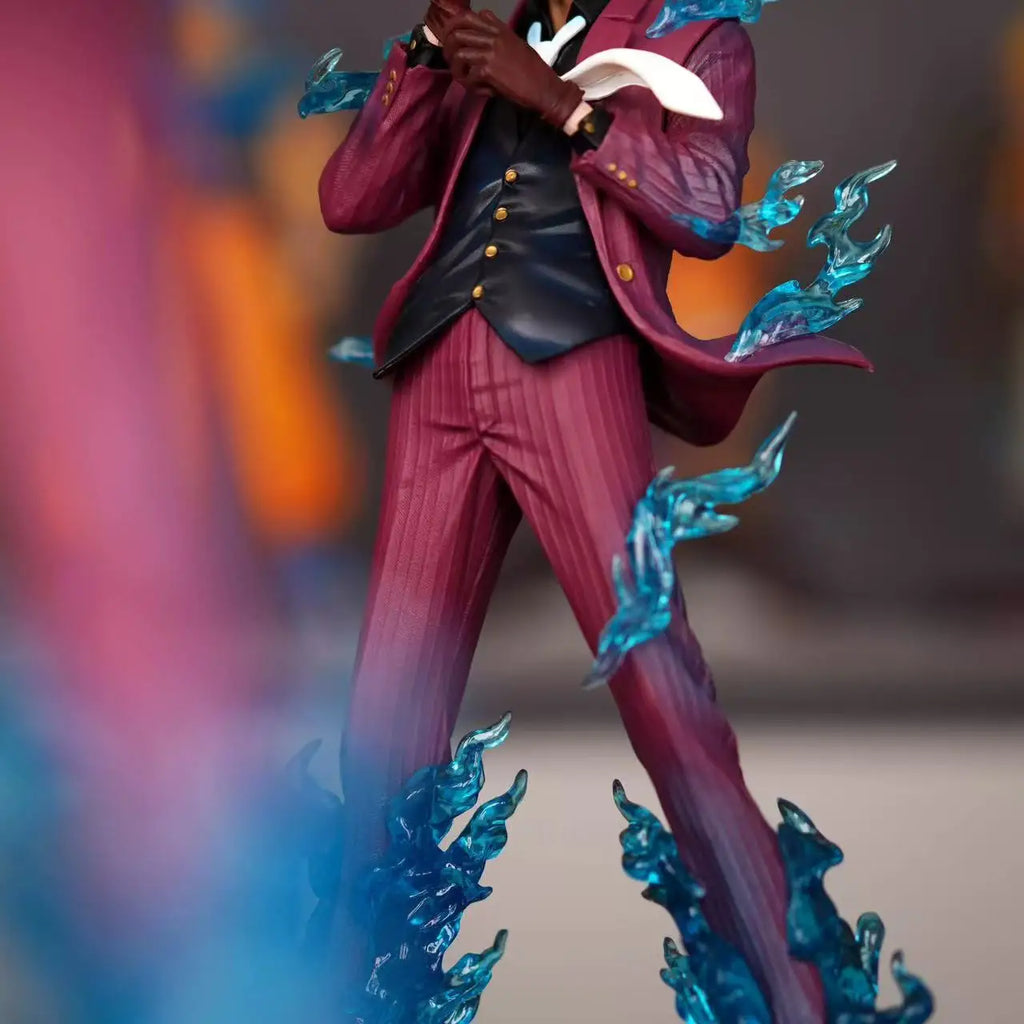 Nueva estatua de One Piece Anime Merchandise, adorno de escritorio, figura de Sanji GK, modelo de anime, figura coleccionable, juguete moderno para regalo de niño