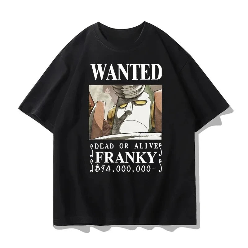 One Piece Printed T-Shirt Luffy ACE Anime Tee Men's 2026 Summer Fashion Oversize Street Casual Y2K Tops Streetwear Clothing