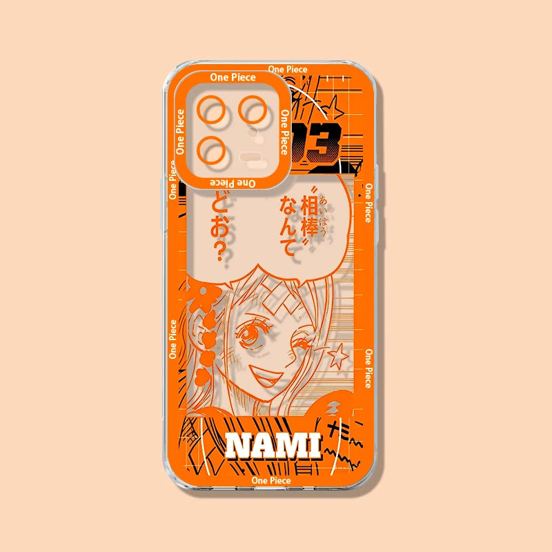 O-One Piece Monkey D. Luffy Case for Xiaomi Mi 11T 14T 13T 12T 15T Pro Max Xiaomi 17 Ultra 15 14 13 12 11 Lite 5G NE Phone Cover